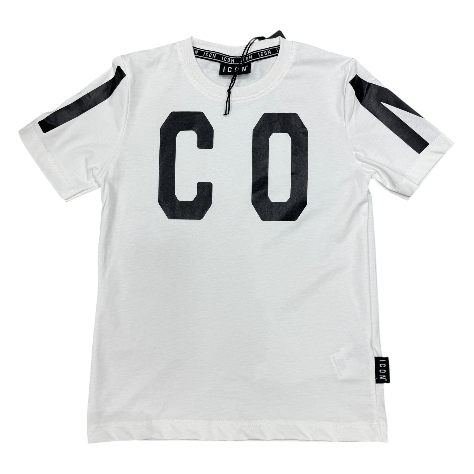 T-SHIRT BAMBINO ICON BIANCA