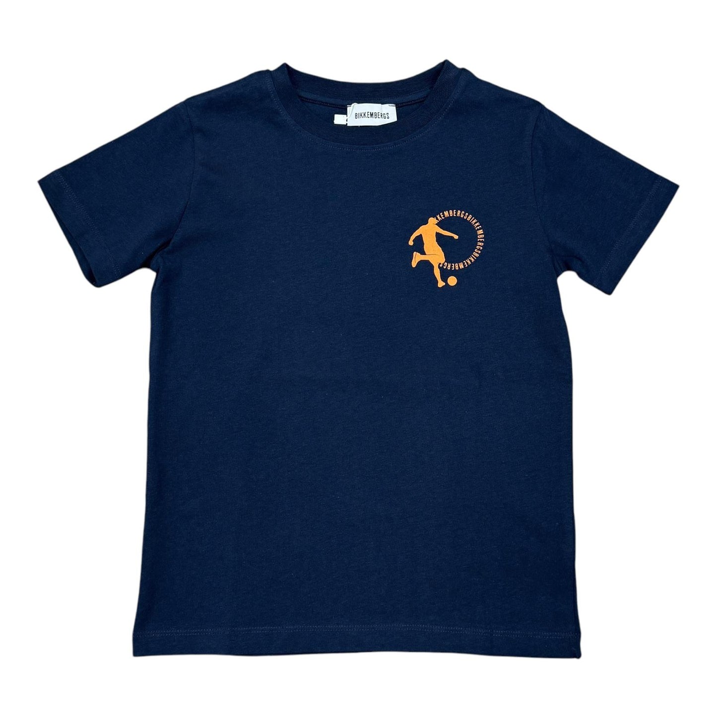 T-SHIRT BIKKEMBERGS BAMBINO BLU