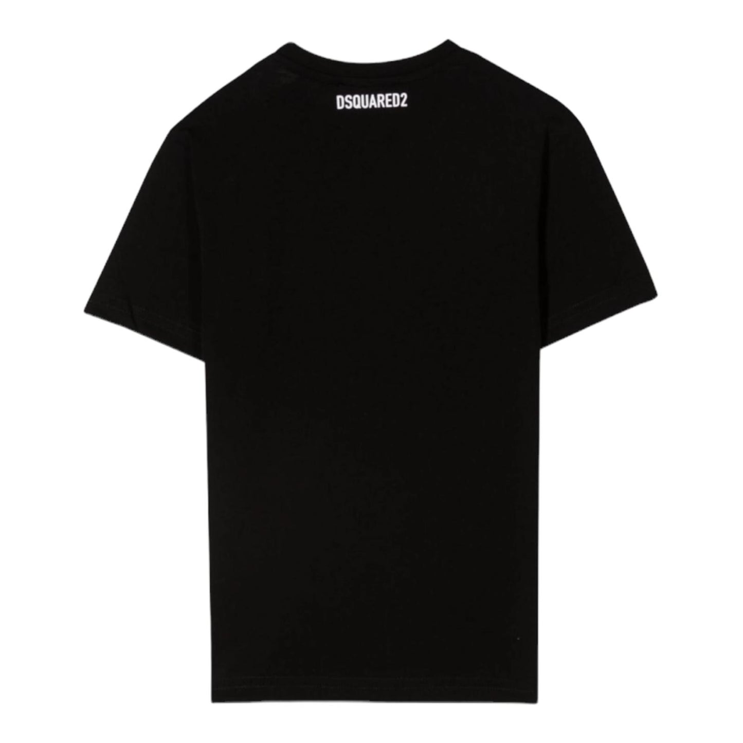 DSQUARED2 T-SHIRT BAMBINO NERA