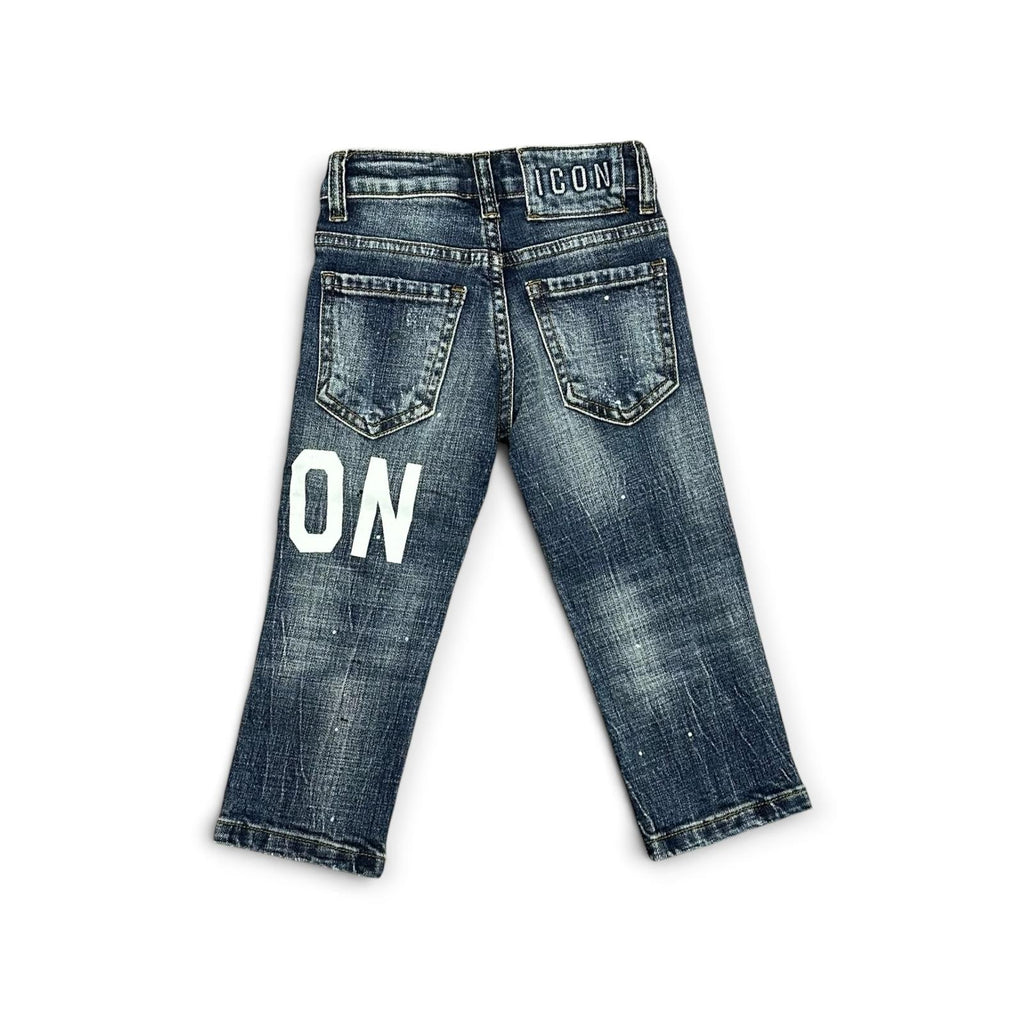 JEANS BAMBINO BLU SABBIATO