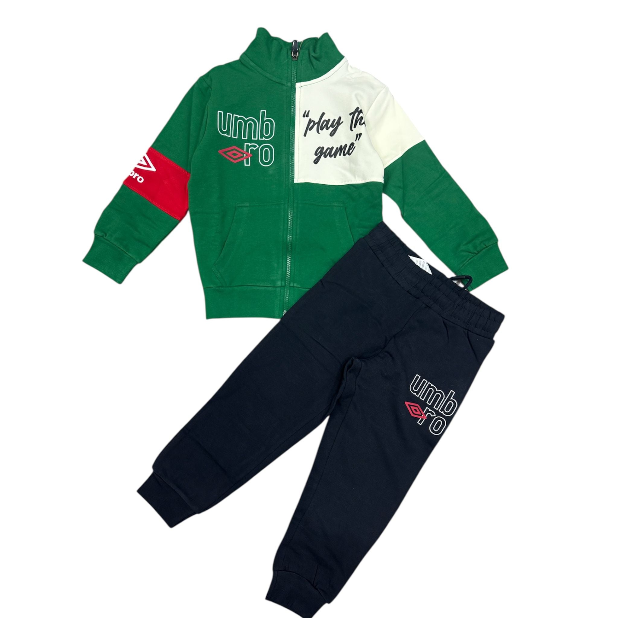 TUTA COMPLETA BAMBINO UMBRO VERDE