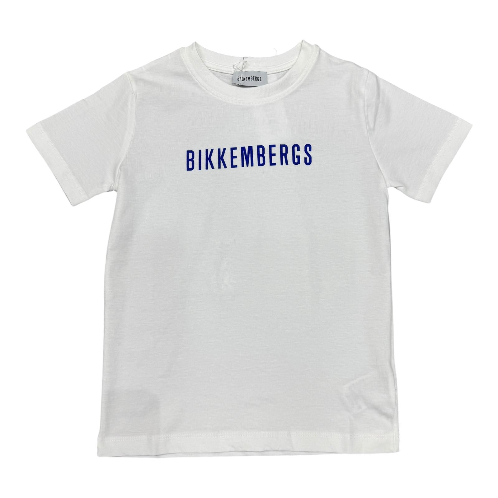 T-SHIRT BIKKEMBERGS BAMBINO BIANCA