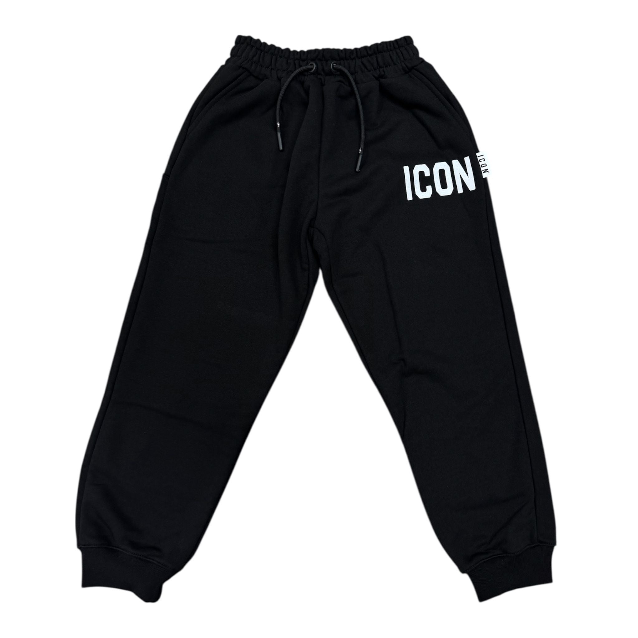 PANTALONE TUTA BAMBINO NERO