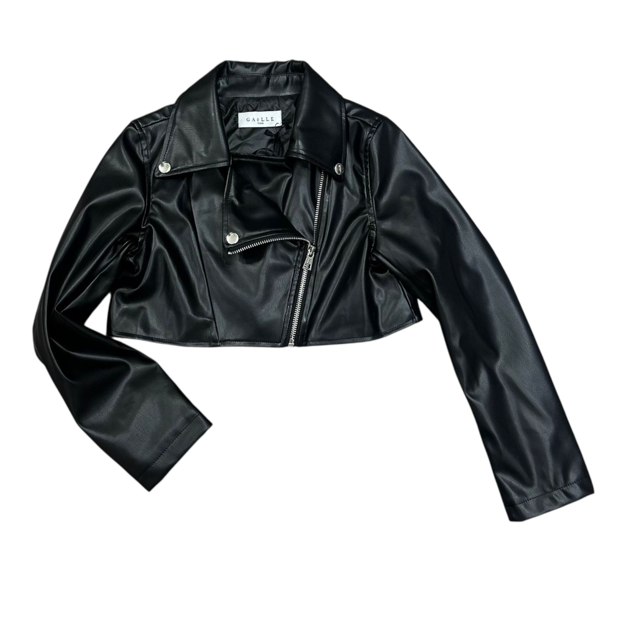 CHIODO IN ECO PELLE BAMBINA NERO