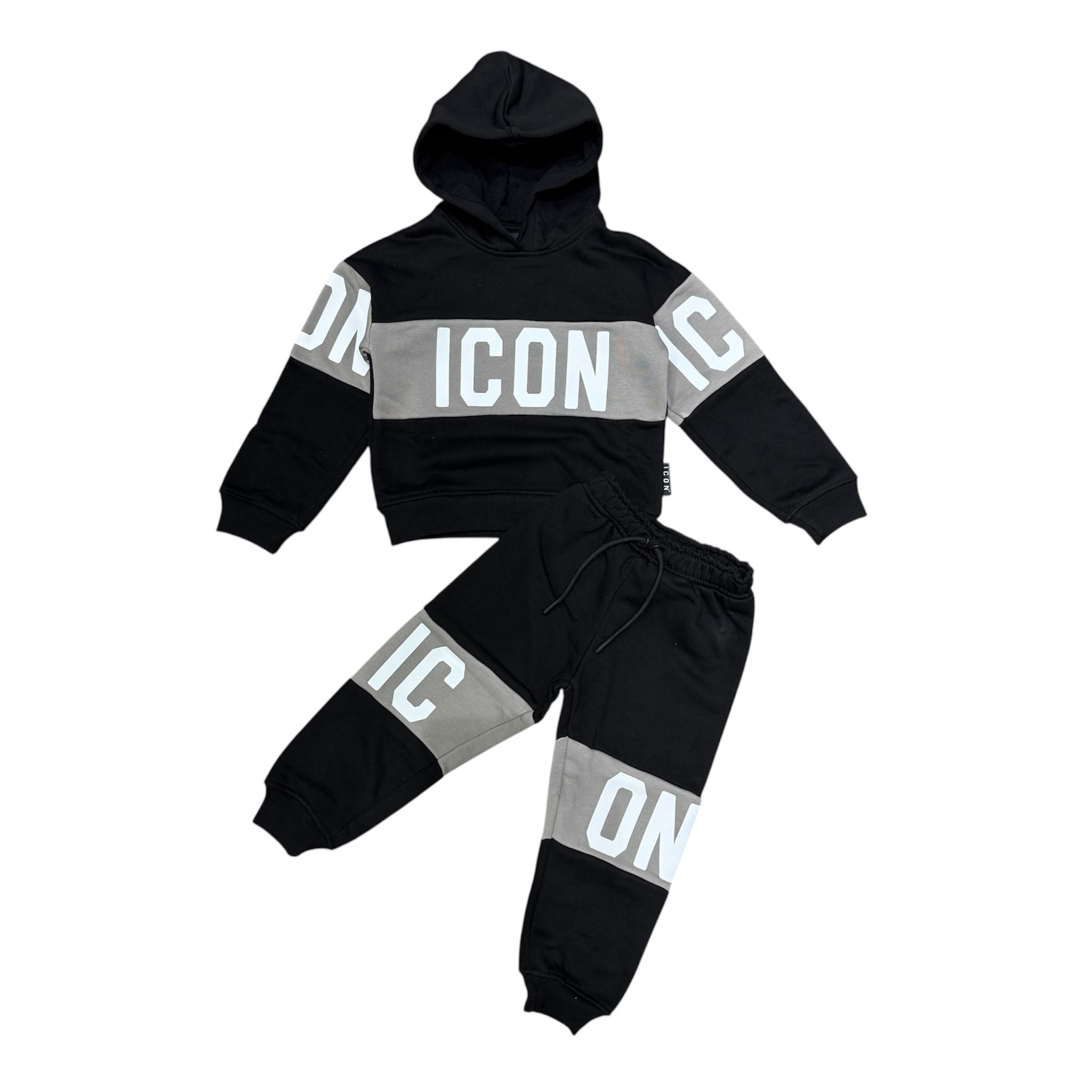 TUTA COMPLETA BAMBINA ICON  NERA