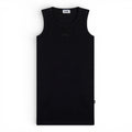 ABITO A COSTINE BAMBINA CON LOGO LOUNGE NERO