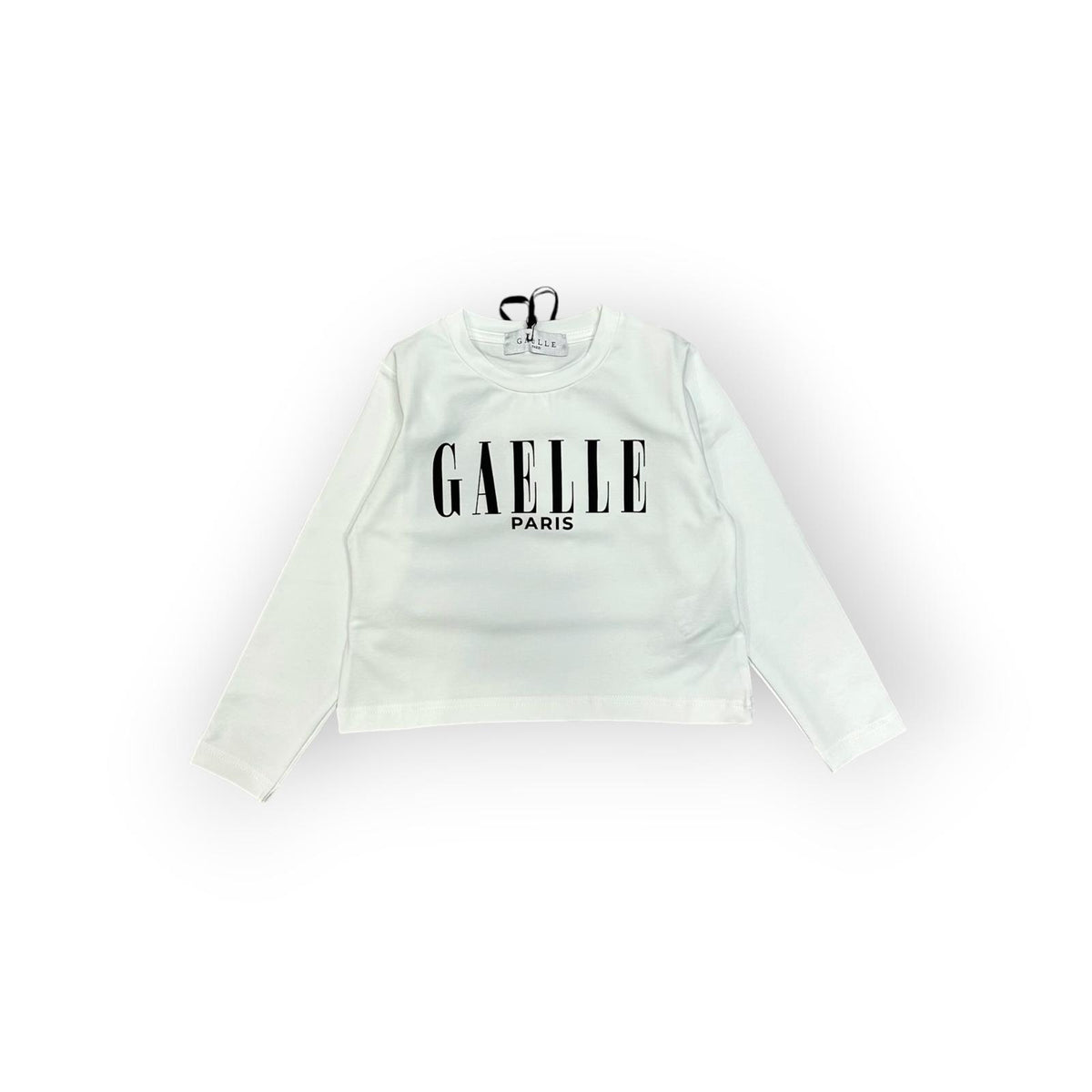 MAGLIA CROPPED BAMBINA BIANCA