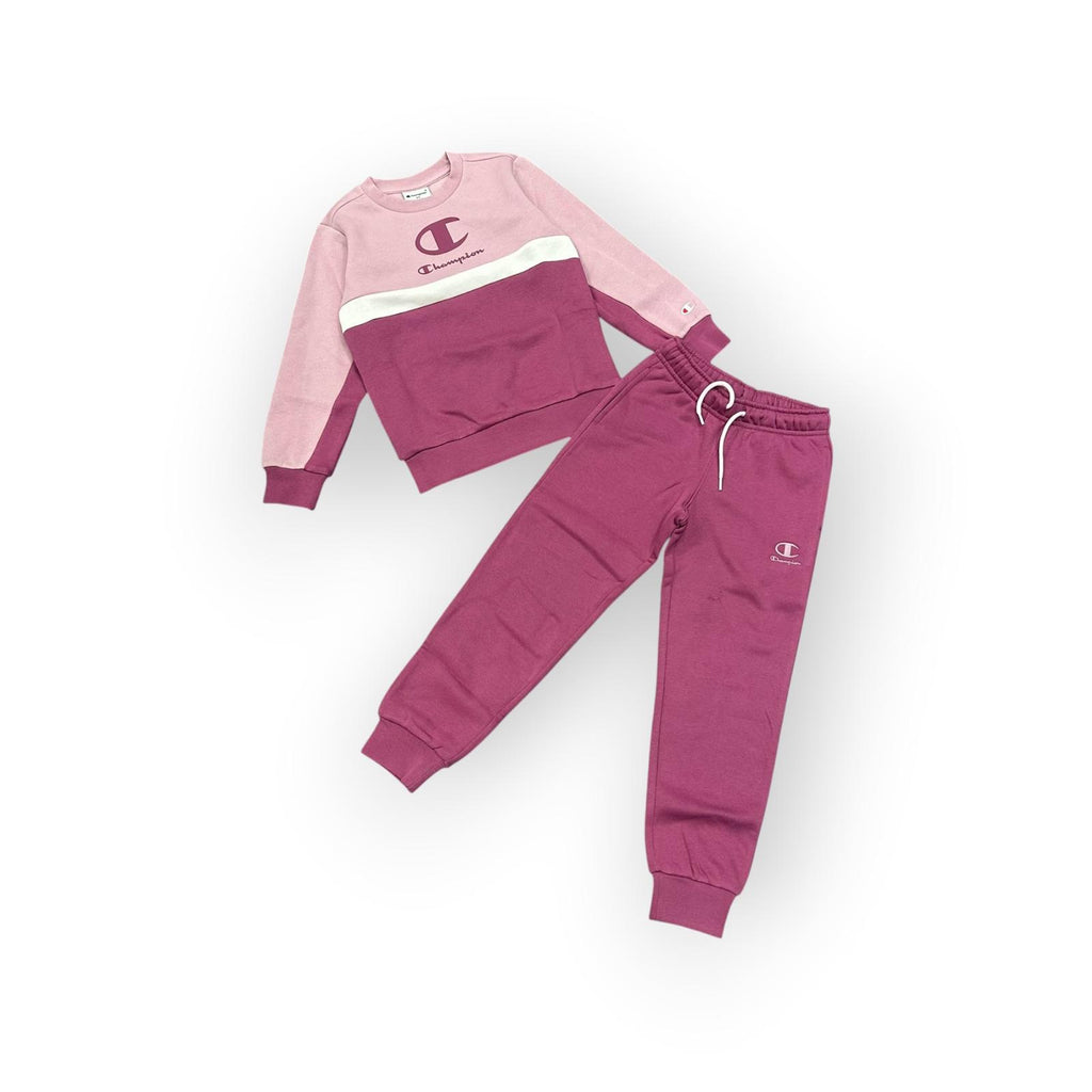 TUTA GIROCOLLO BAMBINA ROSA