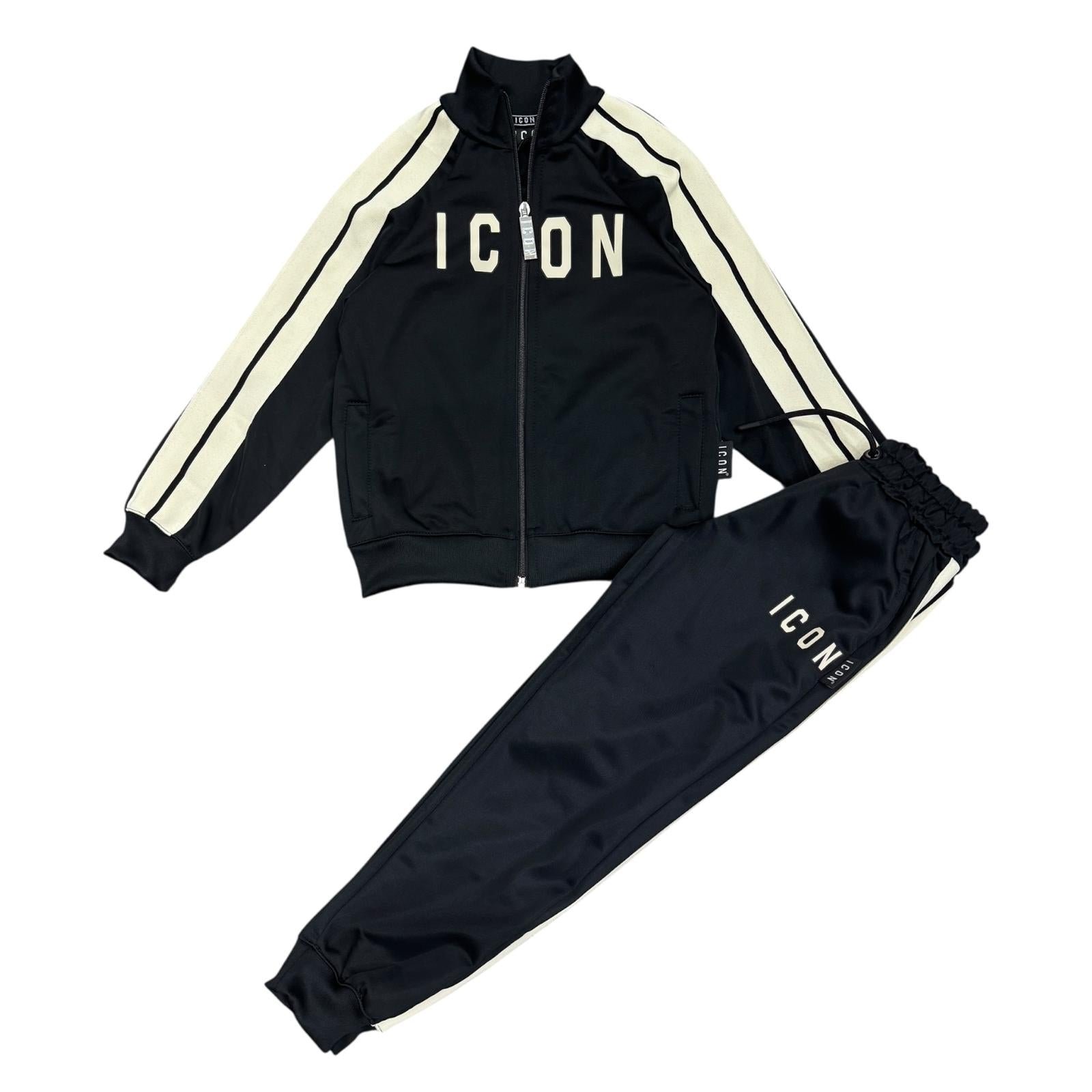 TUTA COMPLETA ICON BAMBINO NERO