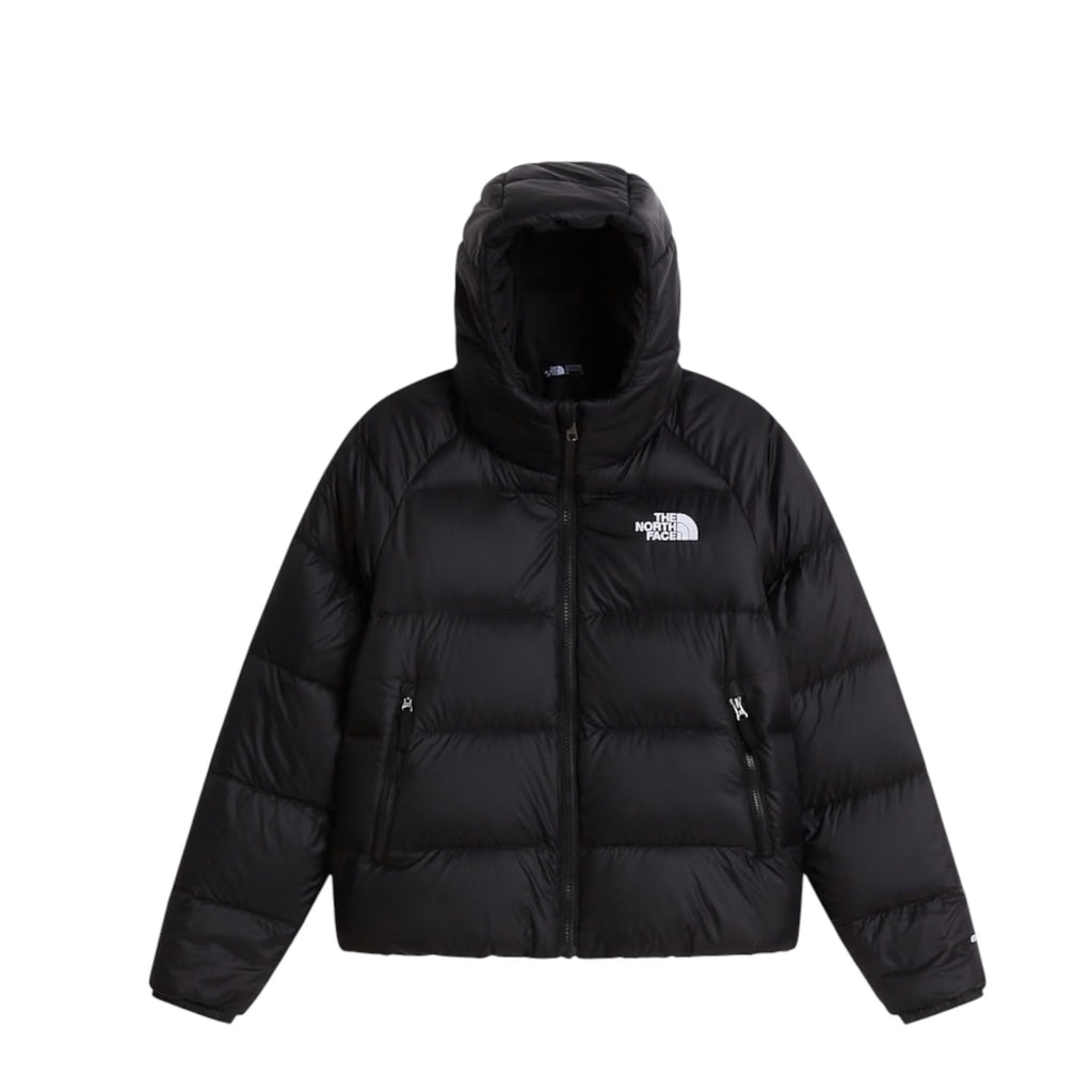 PIUMINO CON CAPPUCCIO BAMBINA NERO
