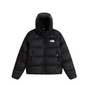 PIUMINO CON CAPPUCCIO BAMBINA NERO