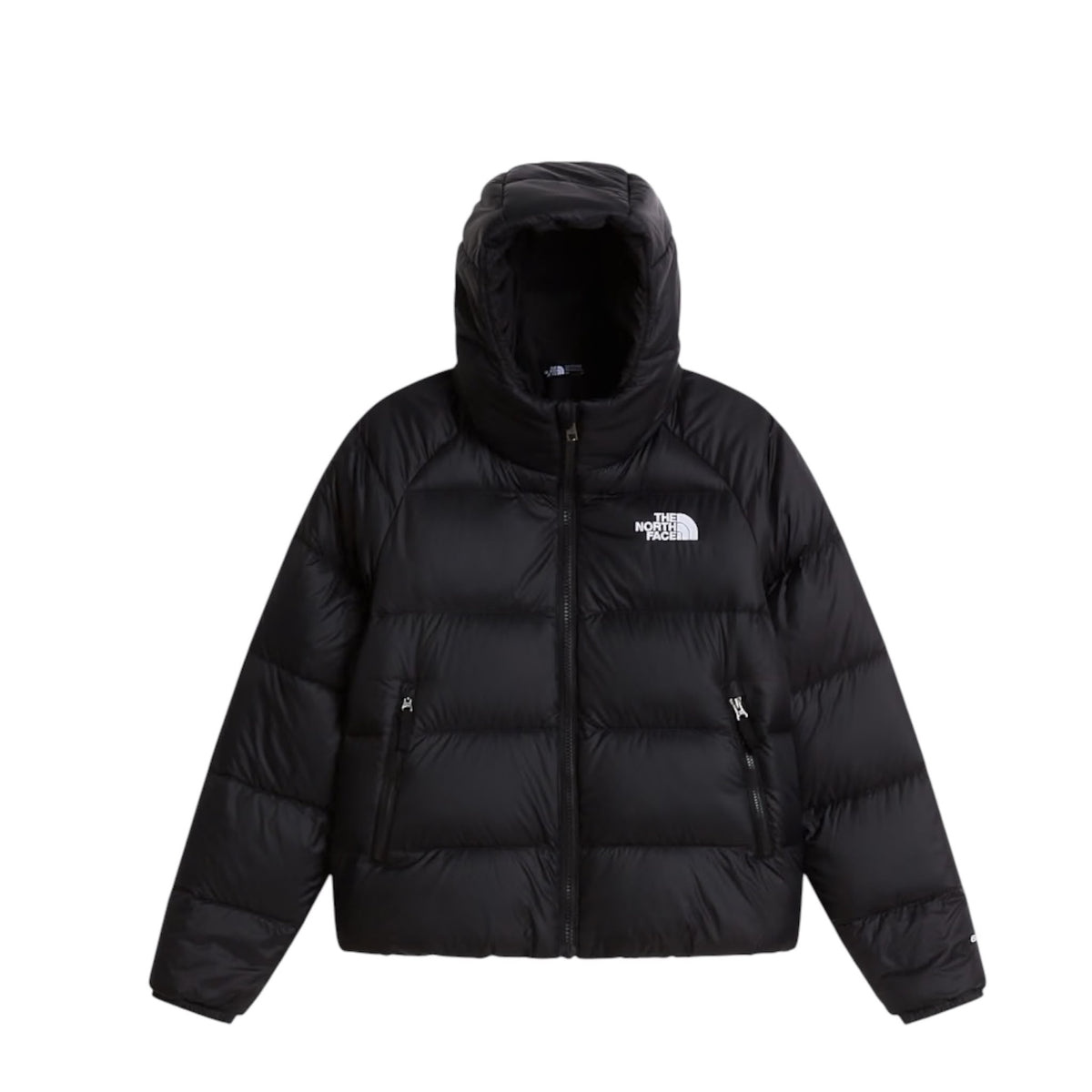 PIUMINO CON CAPPUCCIO BAMBINA NERO