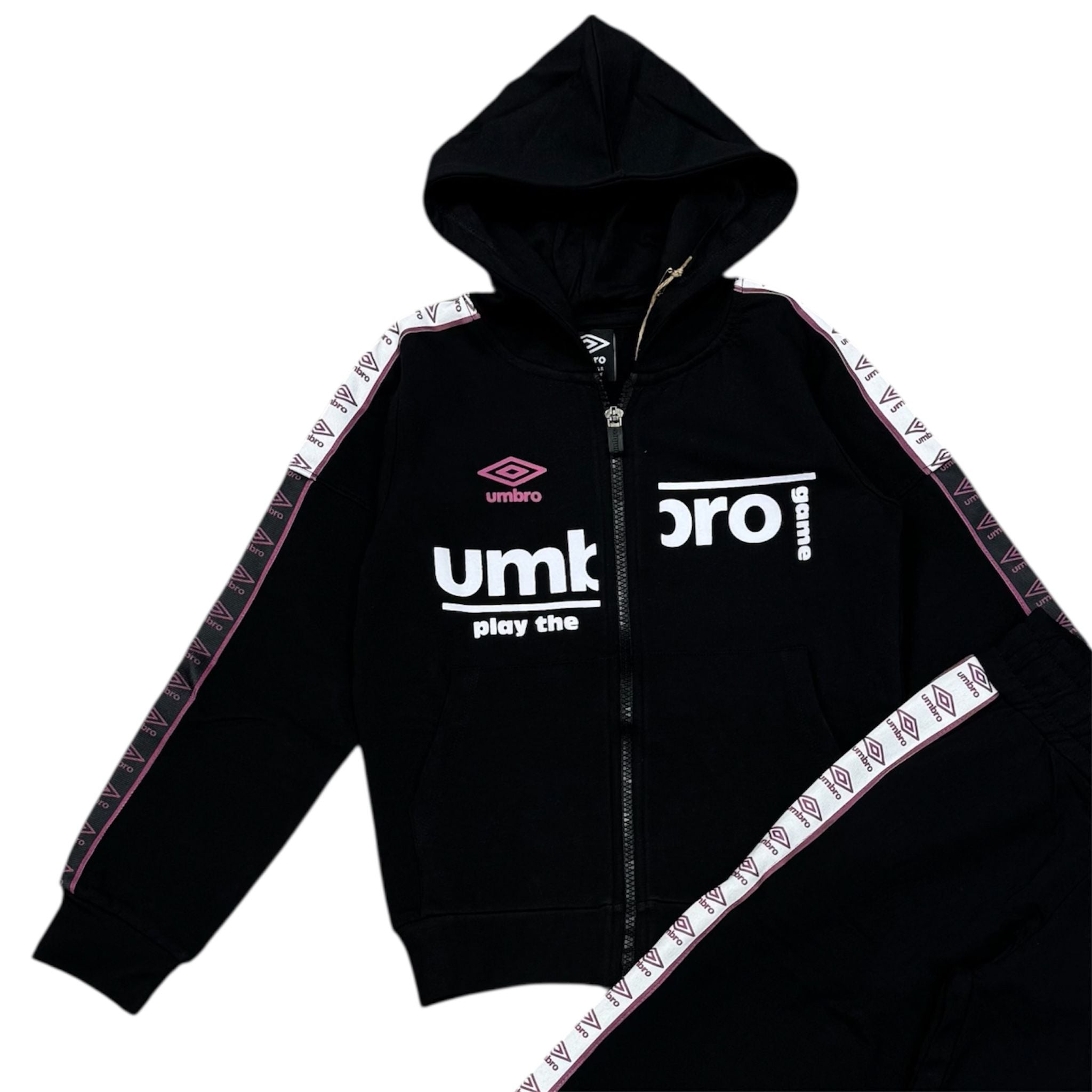 TUTA COMPLETA BAMBINA UMBRO NERA