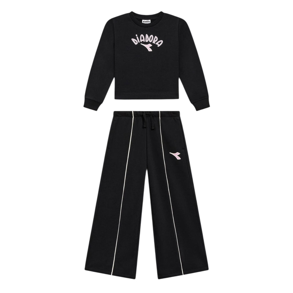 TUTA DIADORA BAMBINA NERA