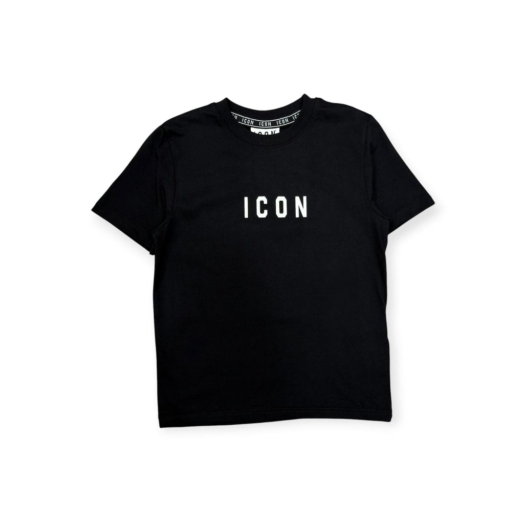 T-SHIRT BIG LOGO BAMBINO NERA