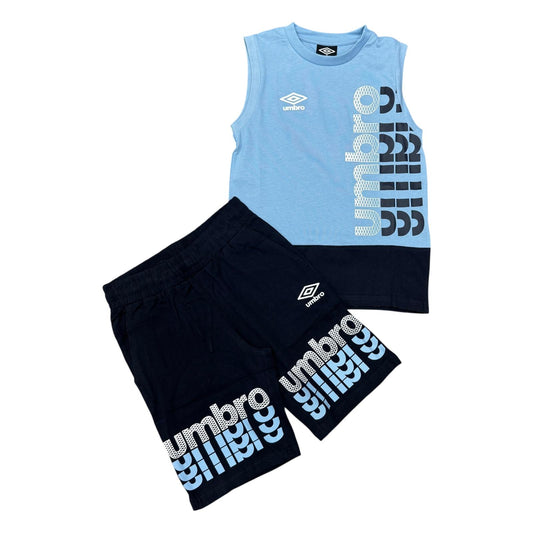 COMPLETO UMBRO BAMBINO AZZURRO