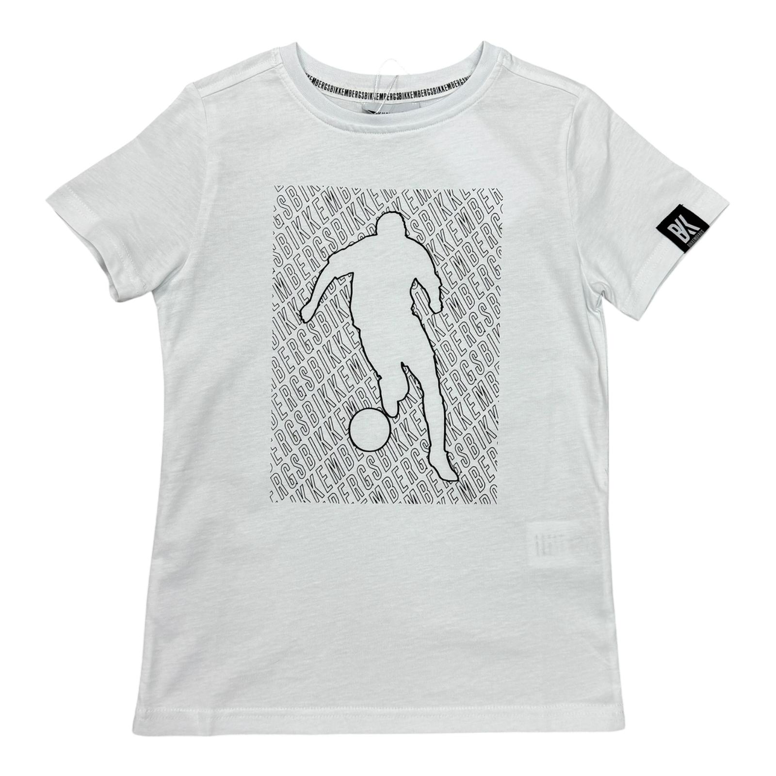 T-SHIRT BIKKEMBERGS BAMBINO BIANCA