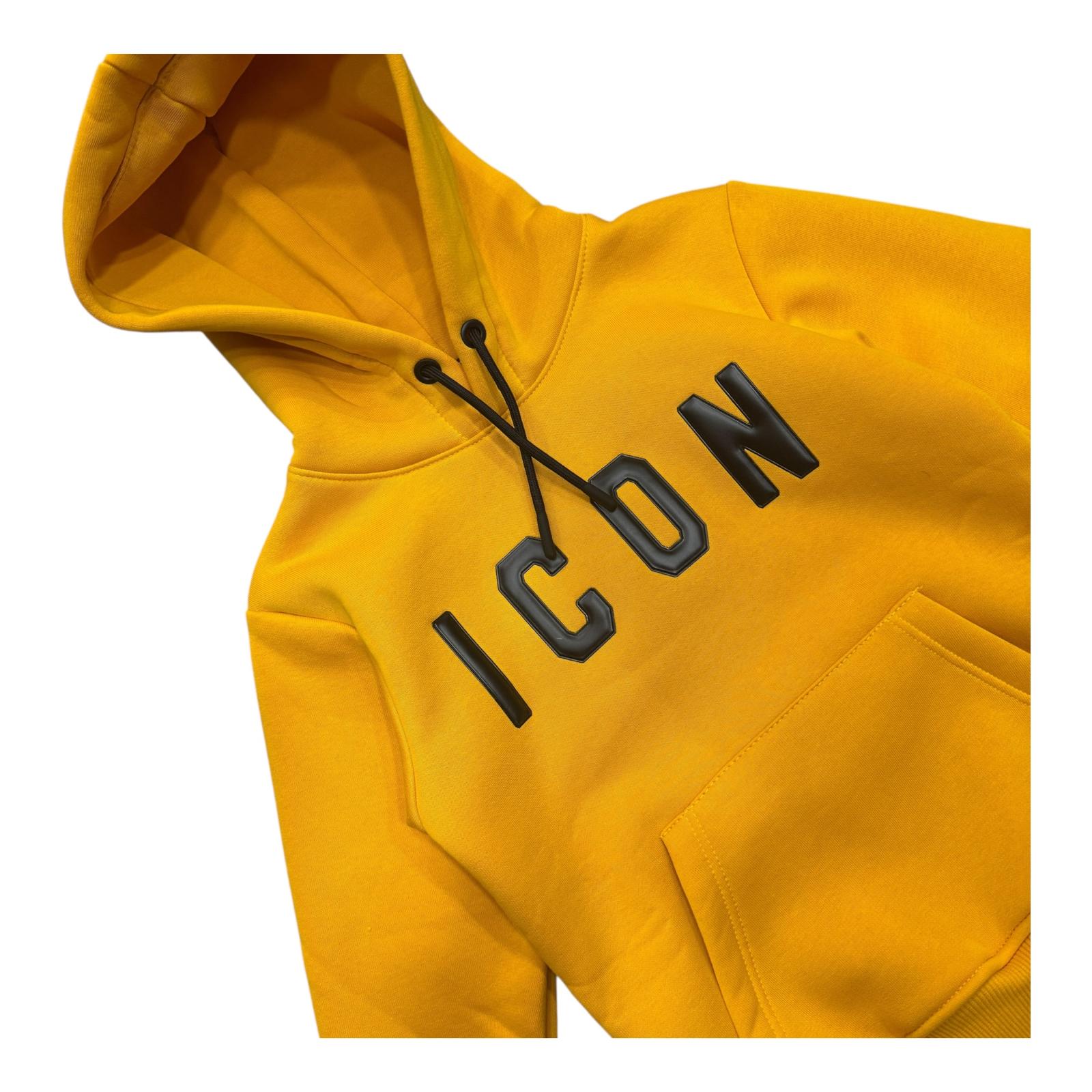 FELPA CON CAPPUCCIO ICON OCRA