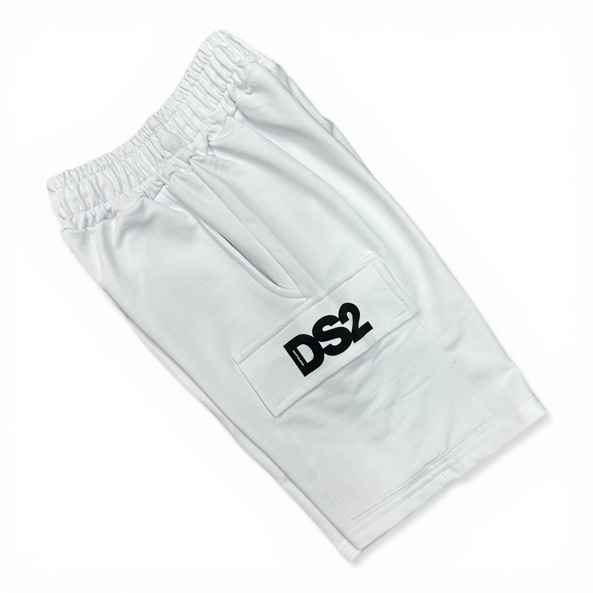 SHORT IN COTONE BIANCO