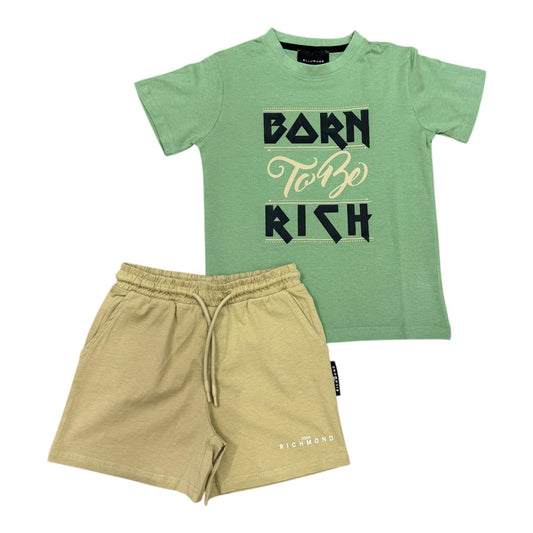 COORDINATO RICHMOND BAMBINO VERDE