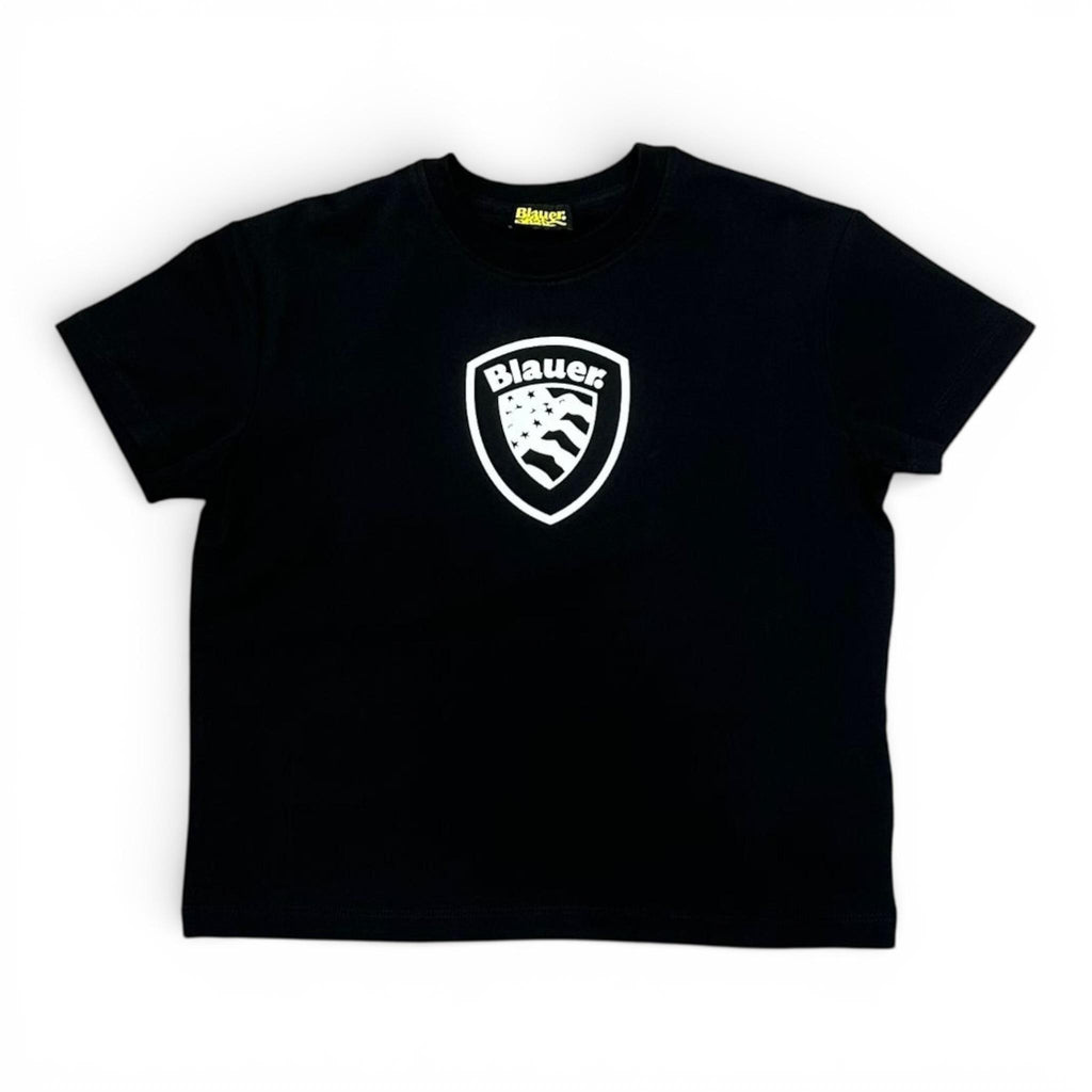T-SHIRT IN COTONE BAMBINO NERA