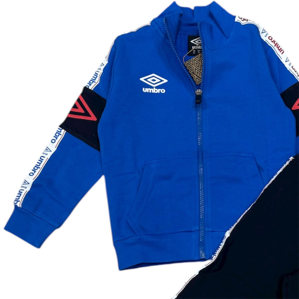 TUTA COMPLETA BAMBINO UMBRO BLU