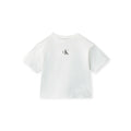 T-SHIRT CROPPED BAMBINA BIANCA