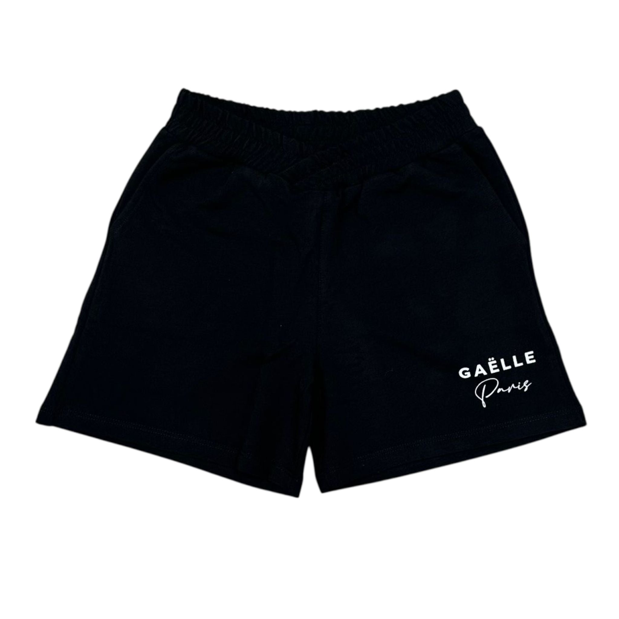 SHORT IN COTONE BAMBINA NERO