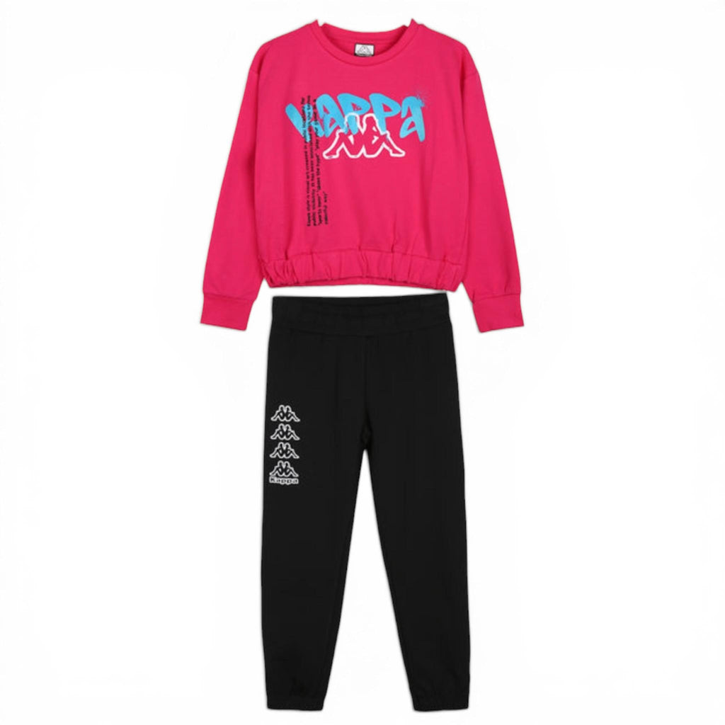 COMPLETO TUTA BAMBINA FUXIA