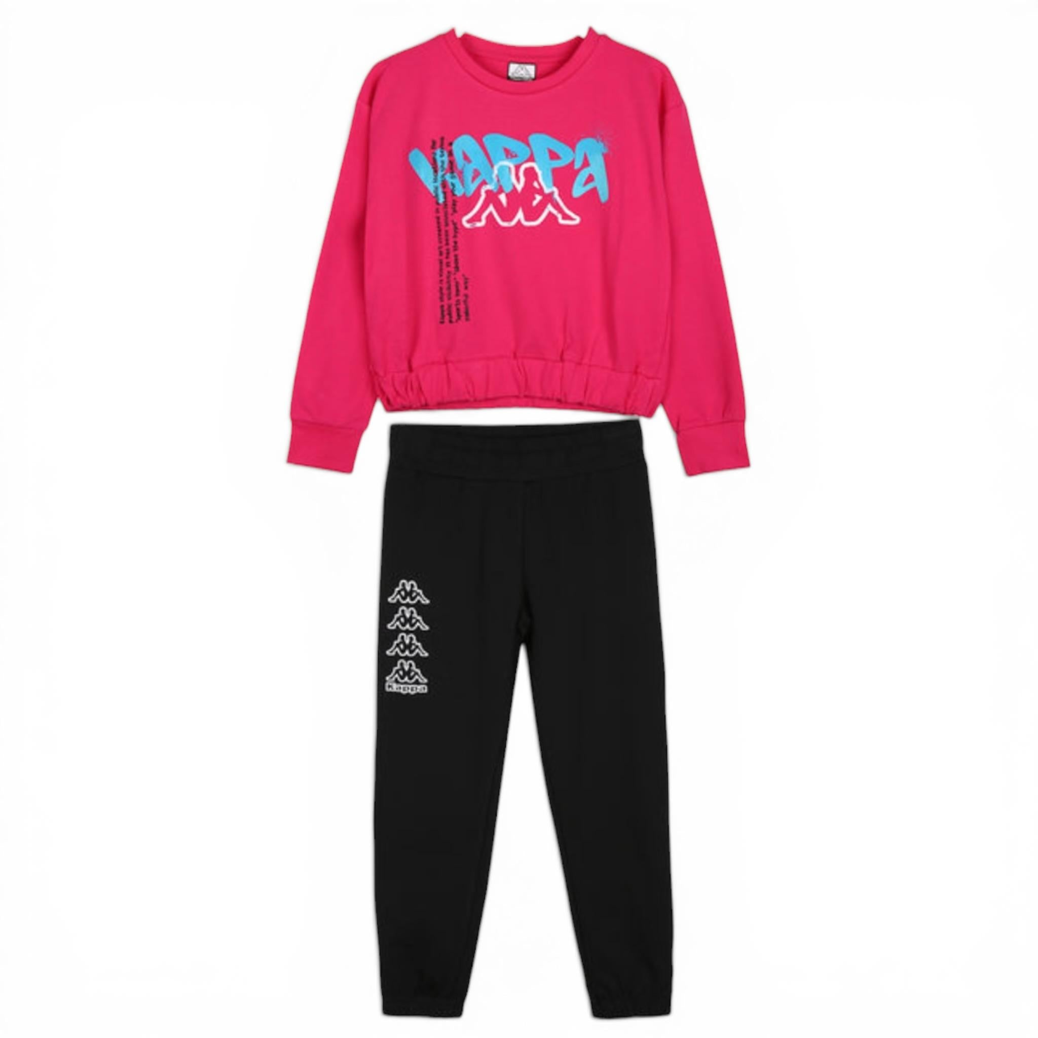 COMPLETO TUTA BAMBINA FUXIA