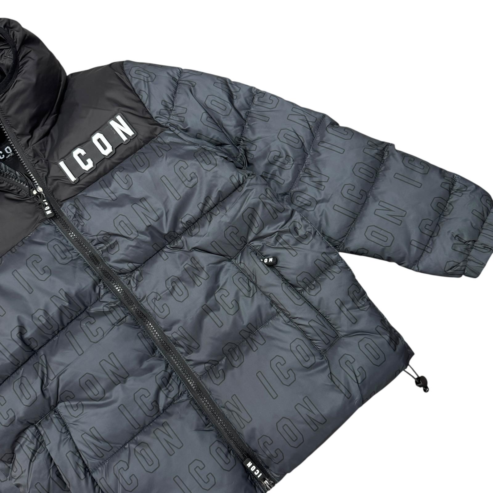 PIUMINO BAMBINO ICON NERO