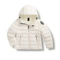 PIUMINO A RIGHE BAMBINA CARROL BIANCO