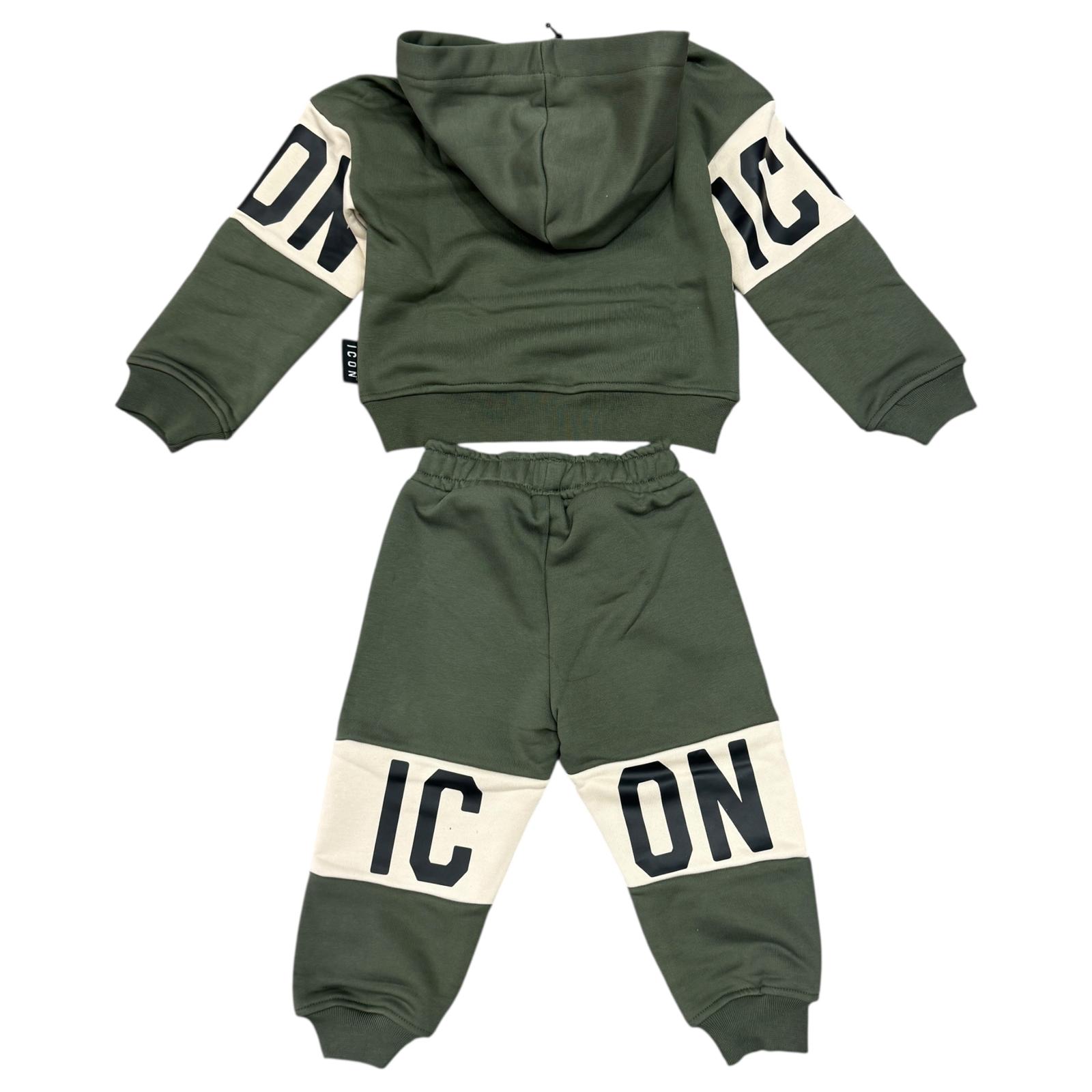 TUTA COMPLETA ICON BAMBINO VERDE