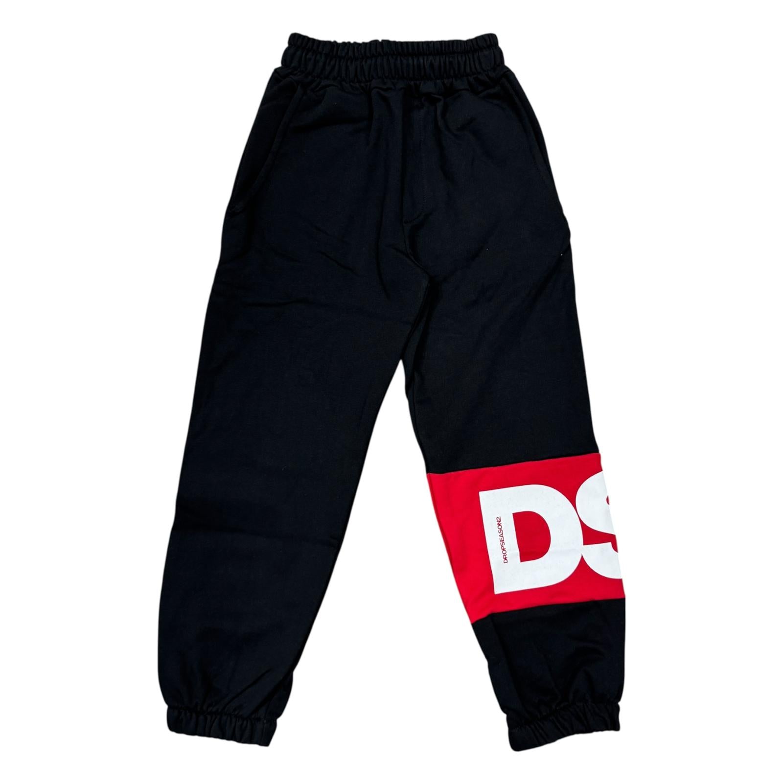 PANTALONE TUTA DROP SEASON 2 BAMBINO NERO