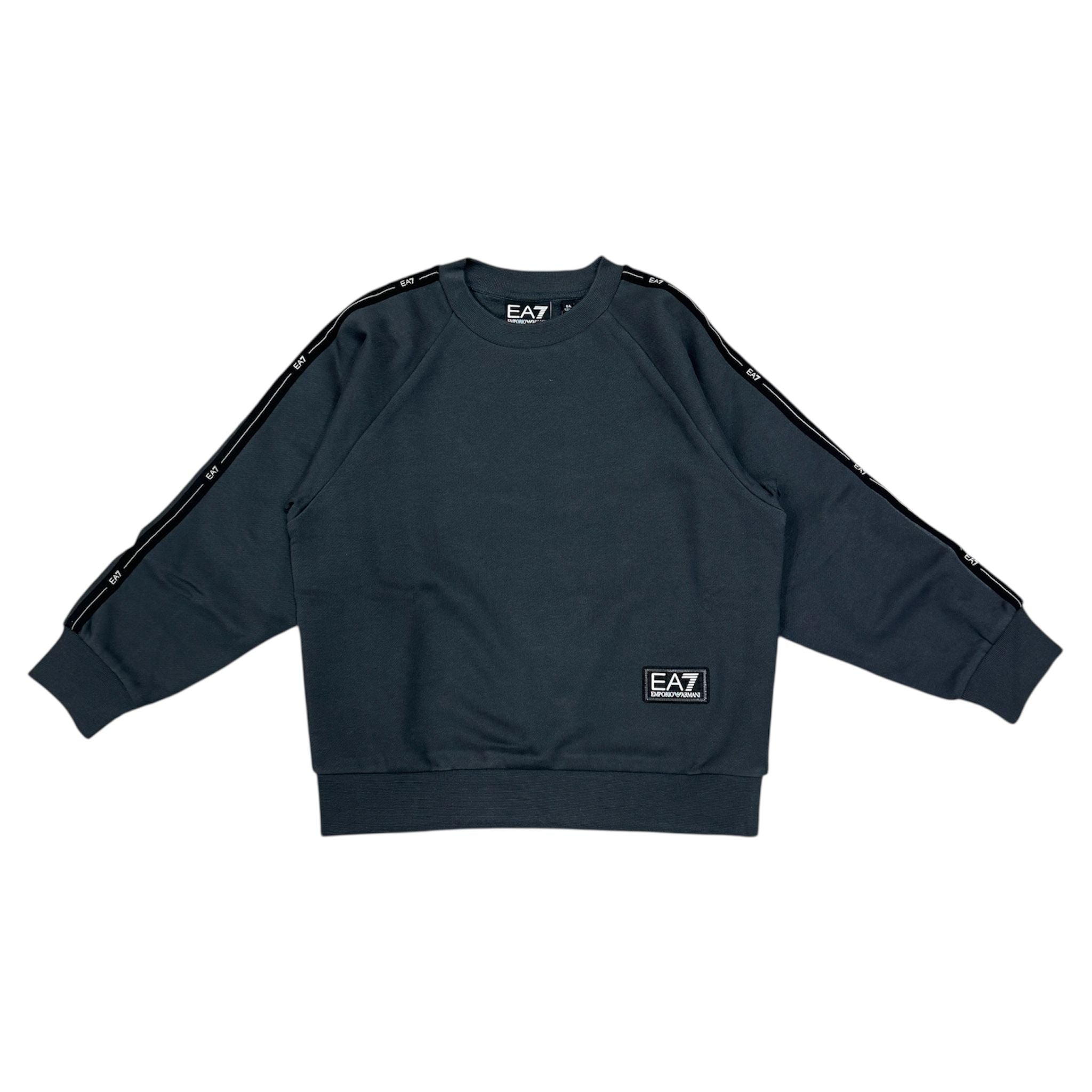 FELPA GIROCOLLO BAMBINO EA7 GRIGIO