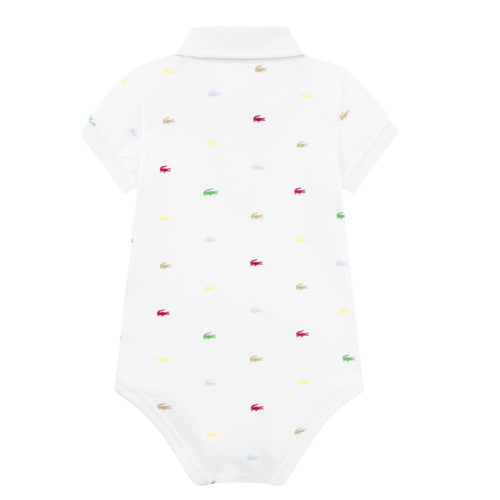 BODY NEONATO PIQUE'STAMPA COCCODRILLO