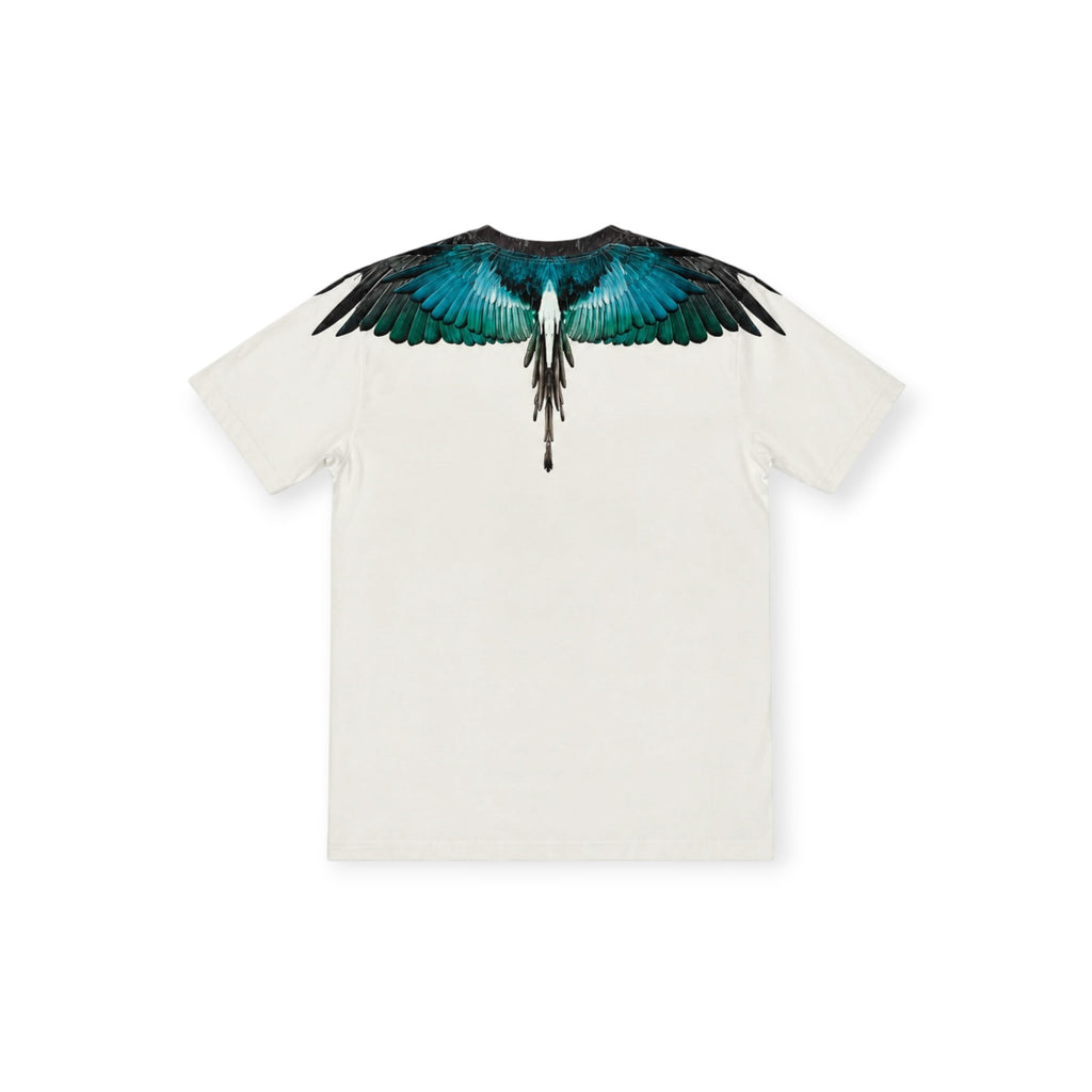 T-SHIRT GIROCOLLO BAMBINO AVORIO
