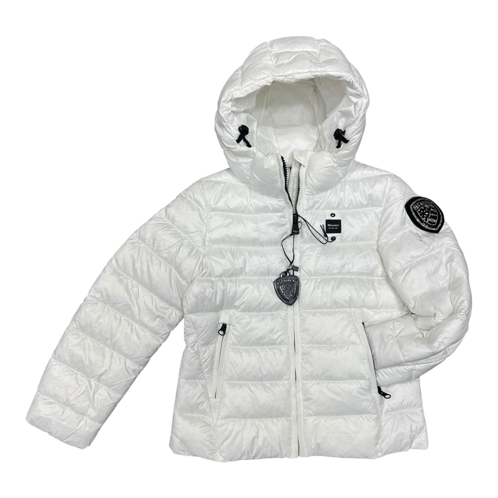 PIUMINO A RIGHE BAMBINA  CAROLL BIANCO