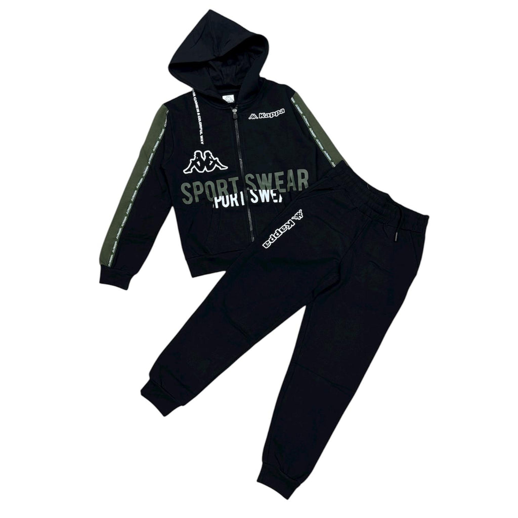 TUTA COMPLETA BAMBINO KAPPA NERA