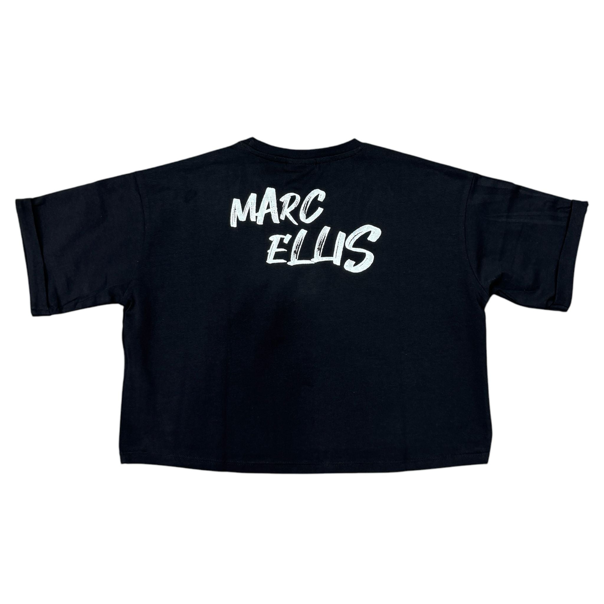 T-SHIRT MARC ELLIS BAMBINA CROPP NERA