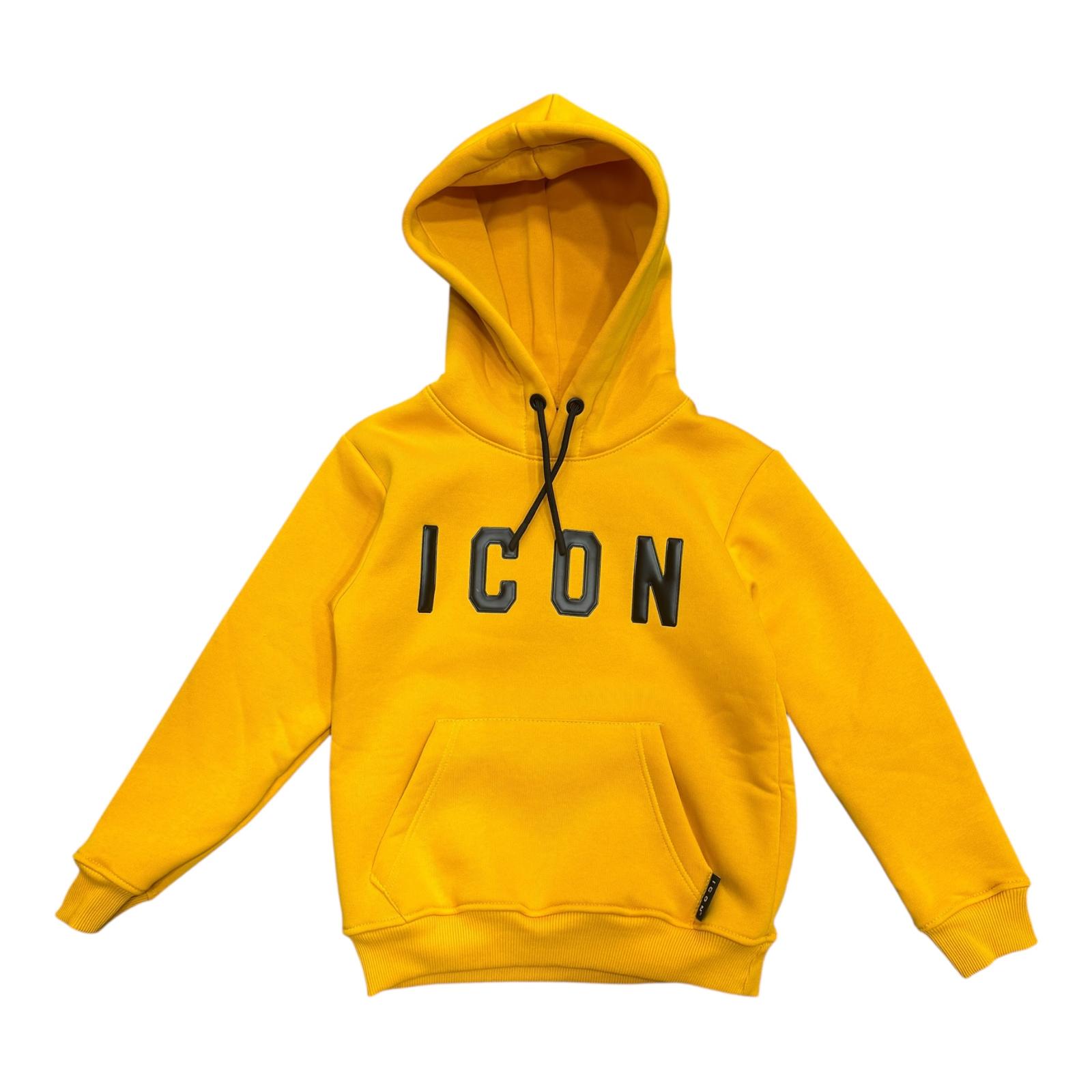 FELPA CON CAPPUCCIO ICON OCRA