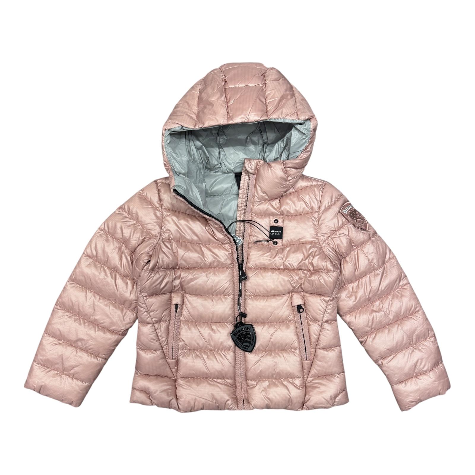 PIUMINO A RIGHE BAMBINA  CAROLL ROSA