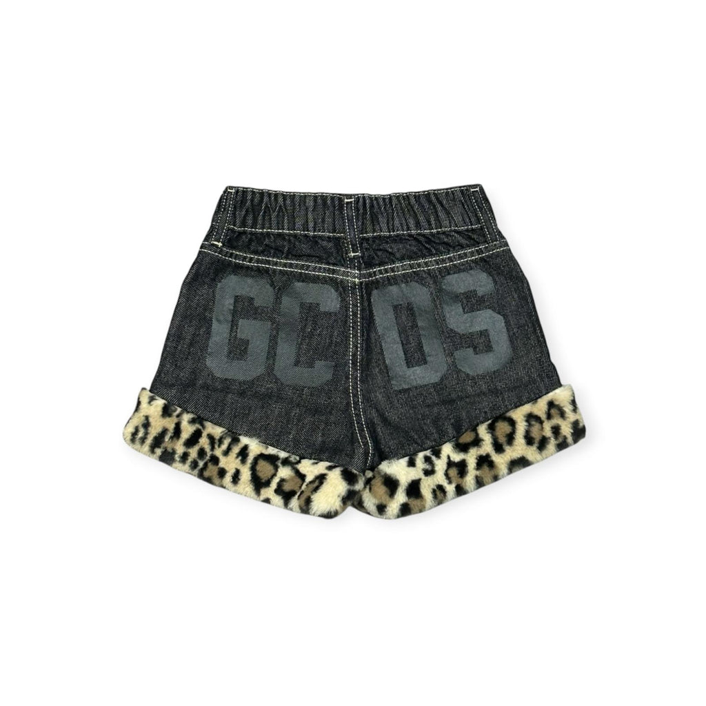SHORT DENIM BAMBINA NERO