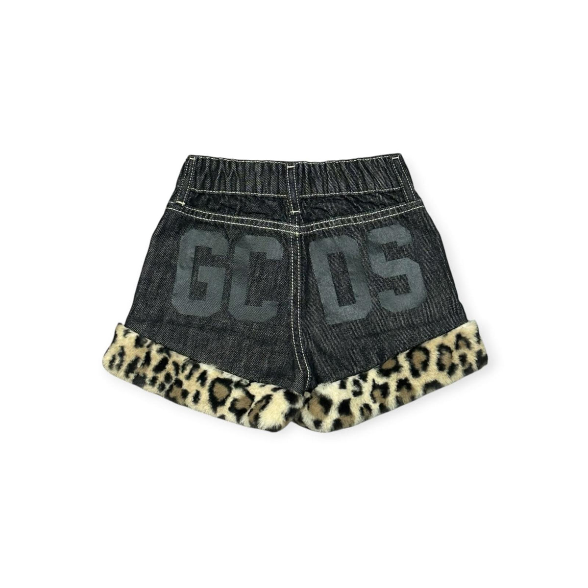 SHORT DENIM BAMBINA NERO