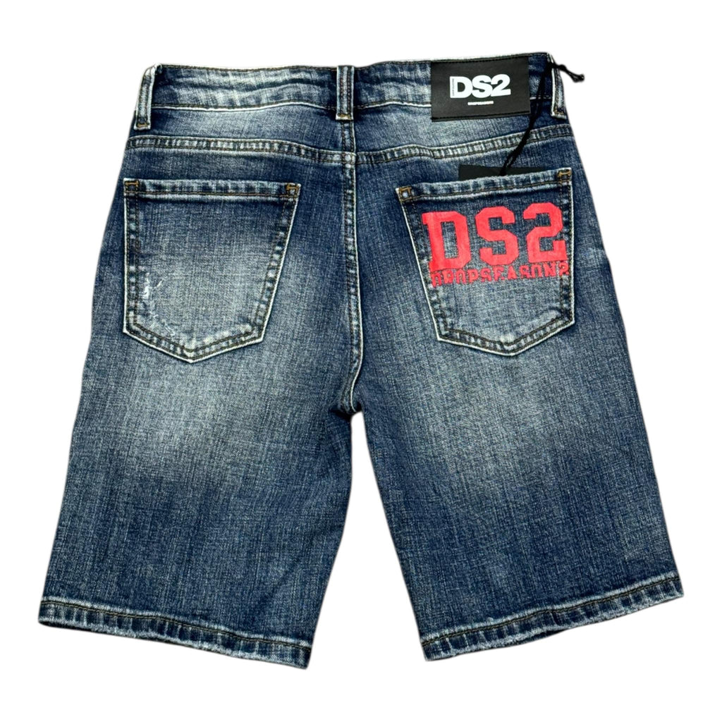 SHORT DENIM BLU