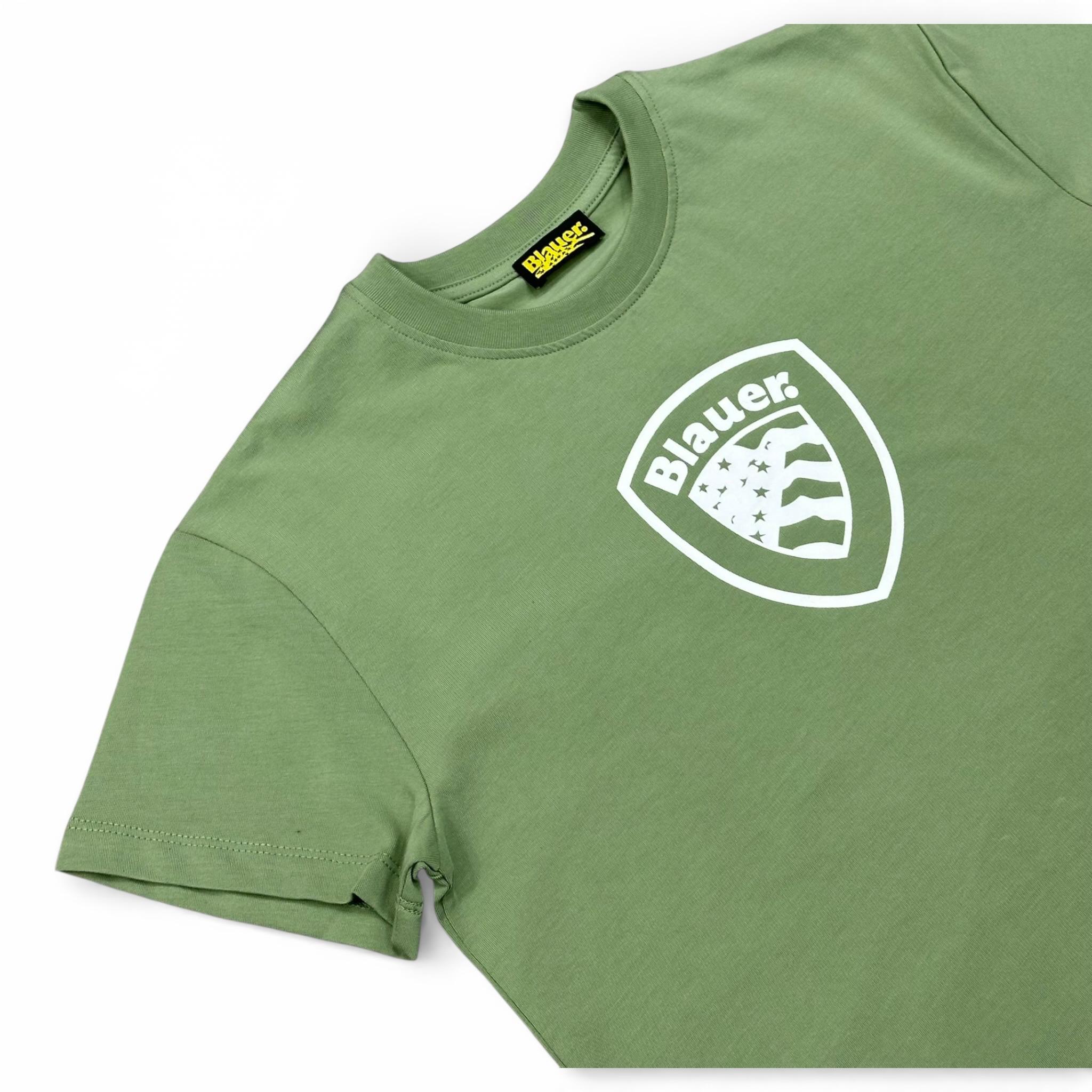 T-SHIRT IN COTONE BAMBINO VERDE