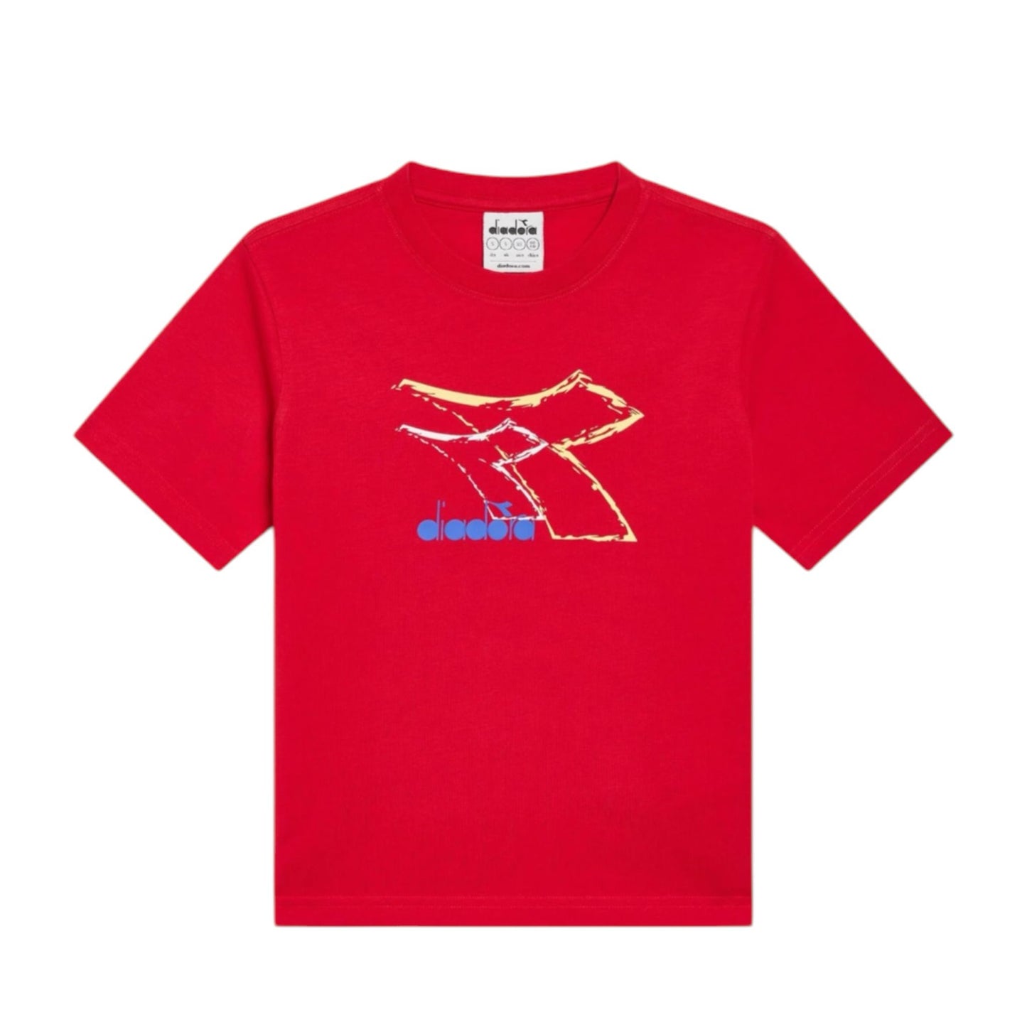 T-SHIRT DIADORA BAMBINO ROSSA