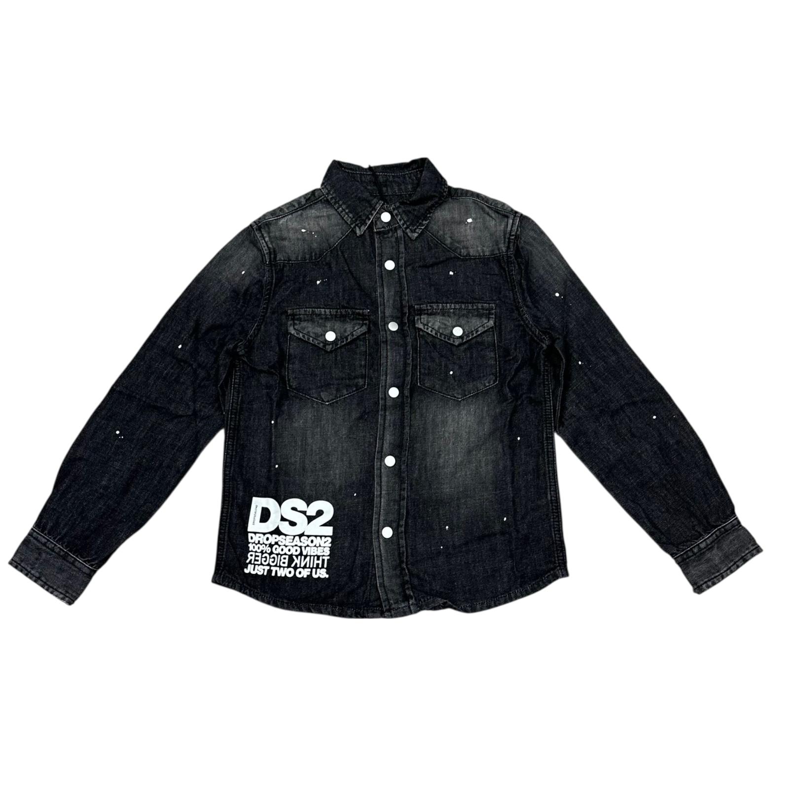 CAMICIA DEMIN BAMBINO DROP SEASON2 NERA