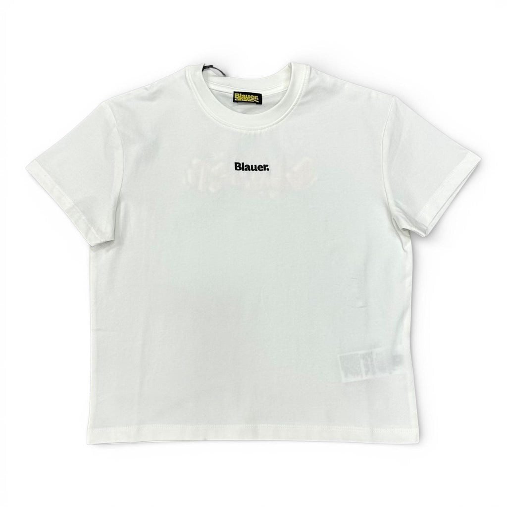 T-SHIRT IN COTONE BAMBINO BIANCA