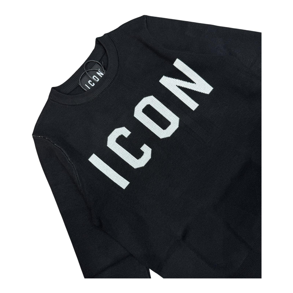 MAGLIONCINO BAMBINO ICON NERO